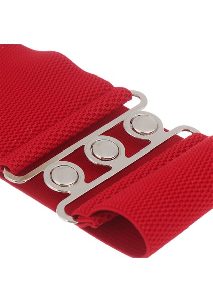 1 Adet Kadın Moda Geniş Elastik Kemer Metal Toka Cinch Kemer Bayanlar Rahat Bel Bandı Streç Elbise Kuşak 66*7.5 cm (Yurt Dışından) fiyatları