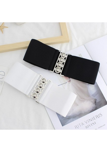 Retro Kemer Trendi Basit Gençlik Kemer Dekorasyonu Rahat Kemerler Yeni Moda Tasarımcısı Tasarım Elastik Geniş Kadın Kemeri (Yurt Dışından) modelleri