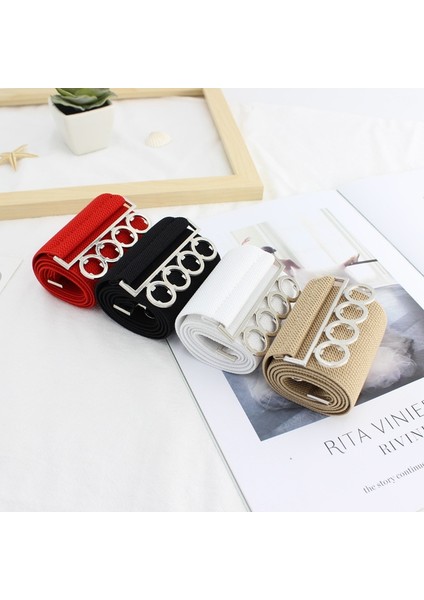 Retro Kemer Trendi Basit Gençlik Kemer Dekorasyonu Rahat Kemerler Yeni Moda Tasarımcısı Tasarım Elastik Geniş Kadın Kemeri (Yurt Dışından) fırsatları