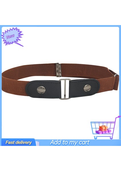 Ayarlanabilir Toka Bel Kemeri Esnek Unisex Görünmez Basit Kot Kemer Elbise Süsleme (Yurt Dışından) fırsatları