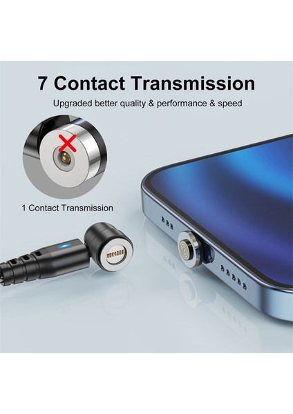Lovebay 60W Pd Manyetik Kablo iPhone 13 12 Samsung Xiaomi Macbook Huawei Hızlı Şarj Aleti Kablosu USB C Tipi C Mikro Veri Kablosu (Yurt Dışından)