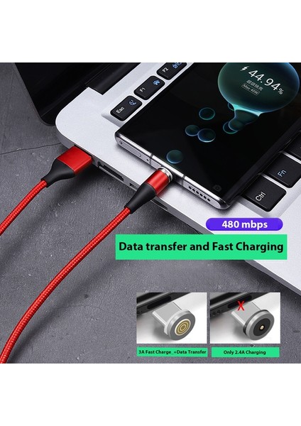 5A Manyetik USB C Tipi Kablo Huawei Xiaomi Için 5A Hızlı Şarj iPhone Samsung Için Microusb Mıknatıs Şarj Cihazı USB Kablosu Android Için (Yurt Dışından) indirimleri