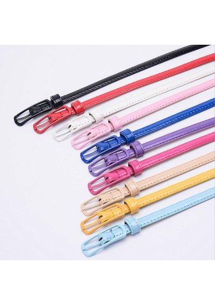 Patent Deri Ince Kemer Pimi Toka Kemer Elbise Etekler Elbise Kemer Kadın Elbise Kemerleri Düz Renk Deri Şeker Renk Kemerler (Yurt Dışından) modelleri