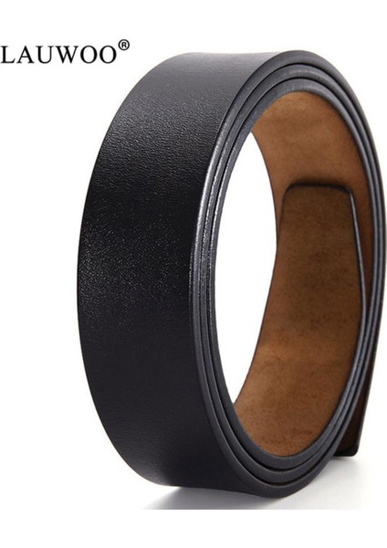 3.5 cm Hiçbir Toka Dişsiz Kemer Lüks Marka Kemerler Erkek Yüksek Kalite Hiçbir Erkek Kayış Hakiki Deri Kemer Ceinture (Yurt Dışından)