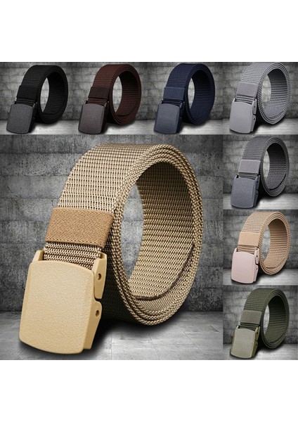 Erkek Taktik Kemer Ordu Açık Hava Avcılık Ordu Çok Fonksiyonlu Savaş Hayatta Kalma Metalik Olmayan Naylon Kanvas Güvenlik Kontrolü Erkek Için (Yurt Dışından)