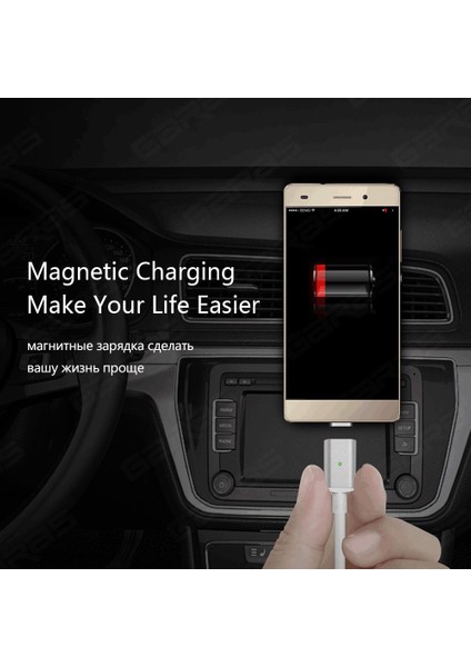 Garas Manyetik Kablo Usb-C Tip-C Hızlı Şarj Adaptörü Mıknatıs Tarih Cep Telefonu Kablosu XIAOMI12 Huawei IPHONE13PRO (Yurt Dışından)