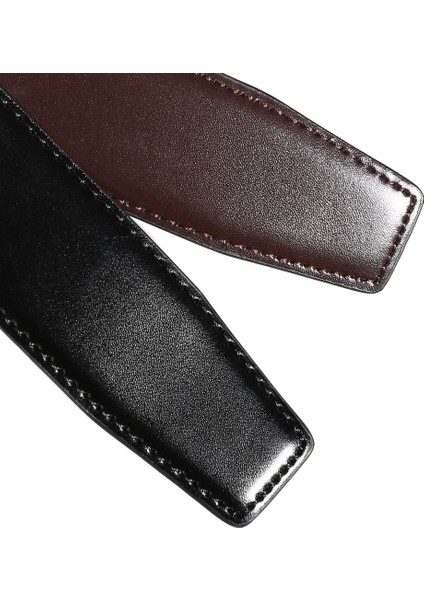 3.4cm Genişliğinde Çift Taraflı Inek Geri Dönüşümlü Deri Pim Tokalı Kemer Tokası Olmadan Erkekler Için Kişilik Erkek Kemer Delikli (Yurt Dışından) indirimleri