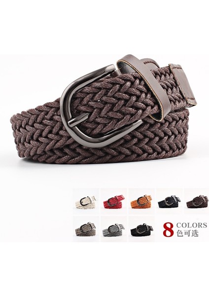 Dt 2021 Yeni Moda Kemer Erkek Kadın Unisex Örme Metal Alaşımlı Pin Toka Rahat Trend Tarzı Kot Pantolon Için Kaliteli Pu Deri Kemer (Yurt Dışından) modelleri