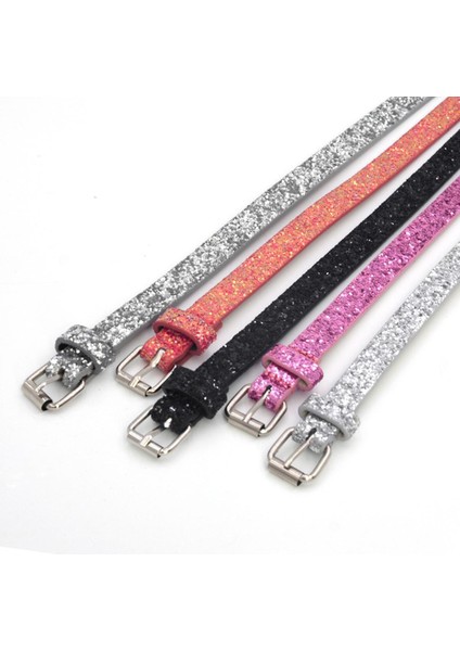 Alaşım Pembe Toka Payetler Kemer Çocuklar Glitter Bel Kemeri Kızlar Için Sevimli Şeftali Kalp Tokalı Kemerler Kemer Renkli Bel Kemeri (Yurt Dışından)