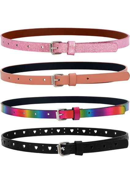 Alaşım Pembe Toka Payetler Kemer Çocuklar Glitter Bel Kemeri Kızlar Için Sevimli Şeftali Kalp Tokalı Kemerler Kemer Renkli Bel Kemeri (Yurt Dışından) fiyatları