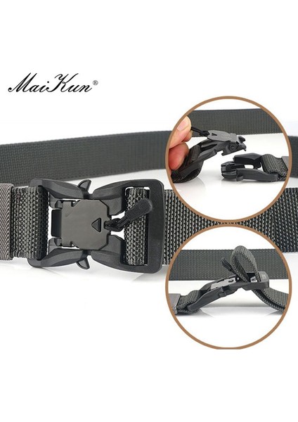 Maikun Kemerler Erkekler Için Ekipman Hakiki Taktik Kemer Hızlı Bırakma Manyetik Toka Açık Avcılık Kemer Spor (Yurt Dışından) indirimleri