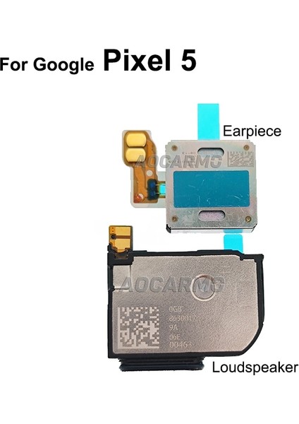 Aocarmo Google Piksel 5 Üst Kulaklık Kulak Hoparlör Alt Hoparlör Buzzer Zil Flex Kablo Yedek Parçaları (Yurt Dışından)