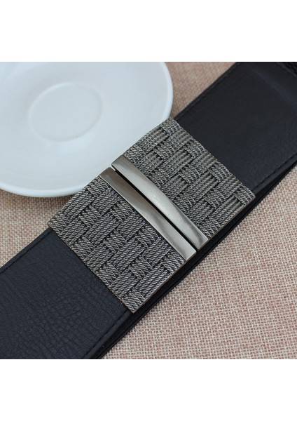 Geniş Moda Kadın Kemerler Vintage Hollow Metal Tokalar Kadınlar Için Yüksek Kaliteli Sıkı Bayanlar Elastik Kemer (Yurt Dışından) fırsatları