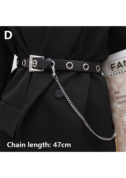 Punk Sokak Kelebek Kemer Bel Zinciri Erkek Kadın Pantolon Zinciri Çok Katmanlı Hiphop Kanca Kot Pantolon Anahtarlık Takı Ремень (Yurt Dışından) modelleri