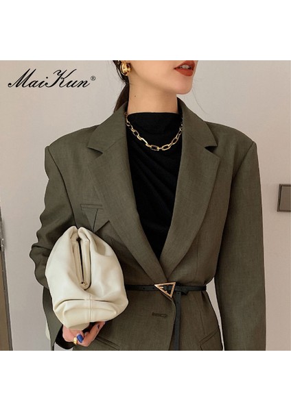 Maikun Yeni Hakiki Deri Ince Kemer Vintage Üçgen Toka Net Kırmızı Kadın Pantolon Moda Tüm Maç Dekoratif Kemer (Yurt Dışından) fırsatları