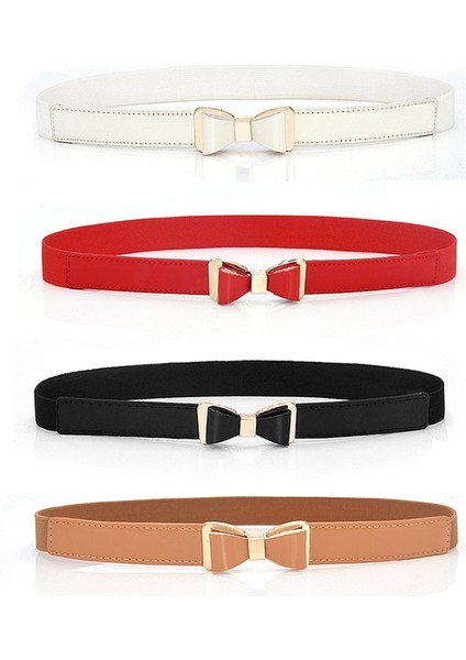 Kadın Bayanlar Elastik Yay Geniş/ince Streç Sarma Toka Kemer Bel Kemeri Bandı Bayanlar Moda Yaprak Kemer (Yurt Dışından) indirimleri