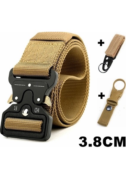 125-145CM Taktik Asker Kemeri Eğitim Savaş Naylon Bel Kemeri Hayatta Kalma Aksesuarları Kanca Otomatik Metal Tokalar Erkekler Için (Yurt Dışından) indirimleri