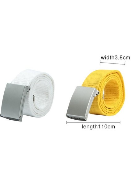 Erkek Kemerleri Moda Yeni Unisex Pantolon Kemerleri Kanvas Kemer Nefes Açık Taktik Kot Ayarlanabilir Bel Kemeri 140 cm (Yurt Dışından) modelleri