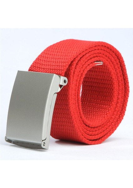 Erkek Kemerleri Moda Yeni Unisex Pantolon Kemerleri Kanvas Kemer Nefes Açık Taktik Kot Ayarlanabilir Bel Kemeri 140 cm (Yurt Dışından) indirimleri