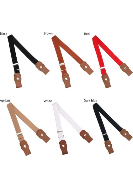 Moda Çocuklar Tokasız Elastik Kemer Erkek Kız Ayarlanabilir Streç Kanvas Bel Kemeri Kot Pantolon Elbise Aksesuarları (Yurt Dışından) indirimleri