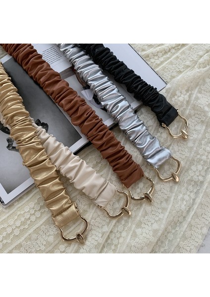 Moda Elastik Kemerler Kadınlar Için Yüksek Kaliteli Tasarımcı Marka Bel Kayışı Tüm Maç Bayan Elbise Ceket Kazak Dekoratif Kemer (Yurt Dışından) fırsatları