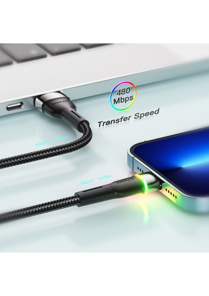 Essager USB Kablosu iPhone 14 13 12 11 Pro Xs Max x Xr LED Yıldırım Hızlı Şarj Telefon Veri Kablosu iPad Için Veri Kablosu Tel (Yurt Dışından) indirimleri