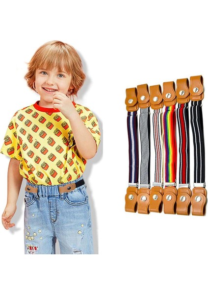 15 Stilleri Çocuk Tokasız Kemer Tokası Yok Streç Kemer Çocuklar Bebekler Için Ayarlanabilir Erkek ve Kız Kemerleri (Yurt Dışından) fiyatları