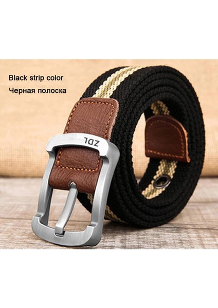 Askeri Taktik Kemer Erkekler Kanvas Kemerler Kot Erkek Rahat Metal Pin Yüksek Delikli Kanvas Kemerler Mevcuttur (Yurt Dışından)