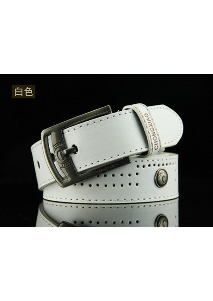 MEN39S Pin Toka Perçin Saplama Retro Kemer Tarzı Genç Öğrenciler Kot Kemer P70 Nedensel Moda (Yurt Dışından)