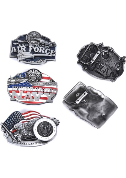 Loveshopping* Amerika Abd Silahlı Kuvvetleri Metal Alaşımlı Erkek Kemer Tokaları Kovboy Moda Tokası (Yurt Dışından) fırsatları