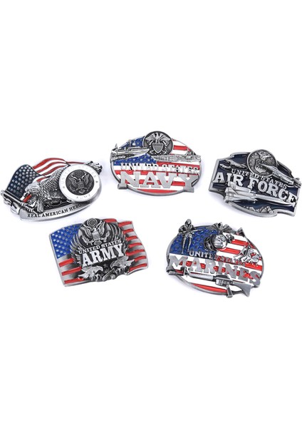 Loveshopping* Amerika Abd Silahlı Kuvvetleri Metal Alaşımlı Erkek Kemer Tokaları Kovboy Moda Tokası (Yurt Dışından) indirimleri