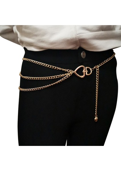 Pantolon Altın Zincir Kemer Kadınlar Için Içi Boş Kalp Zincir Bel Kemeri Uzun Püskül Bayanlar Elbise Kemeri Çok Katmanlı Parti Takı Kemer (Yurt Dışından) modelleri