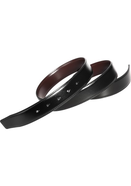 3.4cm Genişliğinde Çift Taraflı Inek Geri Dönüşümlü Deri Pimli Kemer Tokası Olmadan Erkekler Için Kişilik Erkek Kemer Delikli (Yurt Dışından) fırsatları