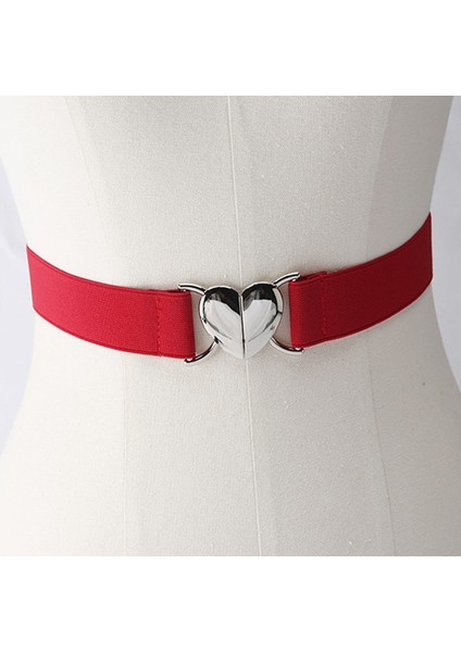 2022 Çocuk Streç Kemerler Kızlar Çok Renkli Ayarlanabilir Elastik Bel Kemerleri Kalp Şeklinde Toka ile Üniforma Takım Elbise Pantalonları (Yurt Dışından) modelleri