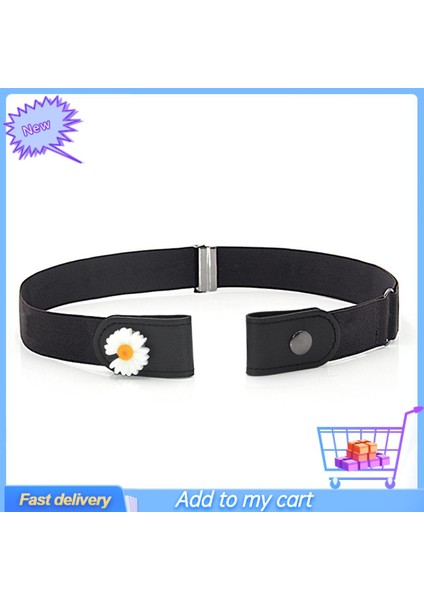 Kadın Erkek Dikişsiz Kot Pantolon Için Ücretsiz Elastik Görünmez Kemer Kemer Tokası (Yurt Dışından)