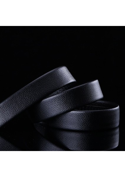 Tam Tahıl Deri Kemer Hiçbir Toka Kemer Siyah Lüks Hakiki Deri Otomatik Kemerler Kayışı Erkekler Şerit Bel Kemeri Kemer (Yurt Dışından) modelleri