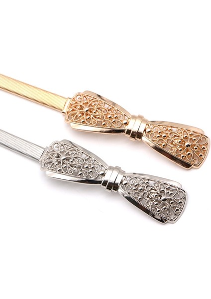 Elastik Kadın Kalp Kemerler Metal Zincir Ilmek Femme Altın Kemerler Bayan Elbise Kazak Bel Kemerleri Ceinture Femme Cinturon Mujer (Yurt Dışından) fırsatları