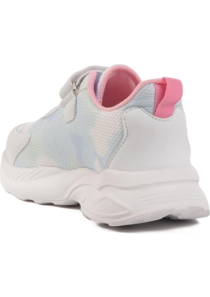 Beyaz-Bebe Mavisi Çocuk Spor Ayakkabı Ruffon 2340 F fırsatları