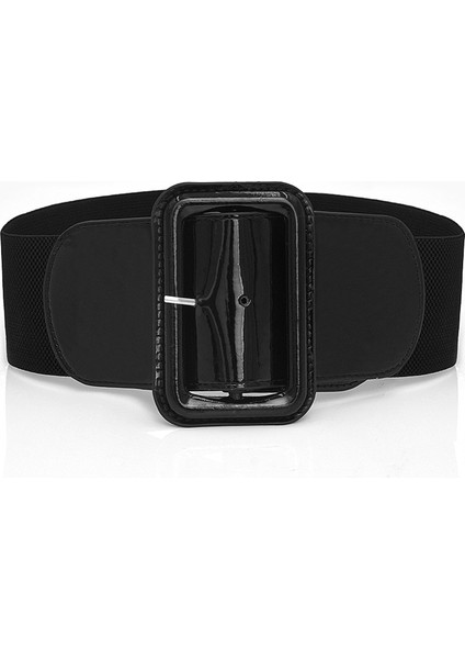 Artı Boyutu Streç Kadın Kemer Siyah Geniş Elbise Elbise Elastik Kuşak Büyük Kemer Korse Cinturon Mujer (Yurt Dışından) fiyatları