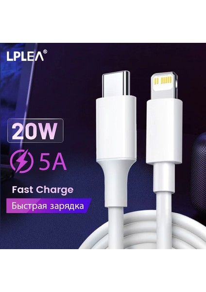 20W USB C Kablosu iPhone 11 12 13 Pro Max Mini Hızlı Şarj Kablosu iPhone 12 Mini Pd USB Tipi C Şarj Aleti Kablosu Veri Hattı (Yurt Dışından)