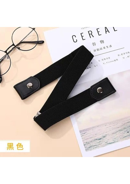 Görünmez Kemer Tokası Olmadan Elastik Kemerler Kadınlar Için Streç Erkek Kot Cintos Genişletilebilir Çocuk Erkek Kız Cinturon Mujer Sihirli (Yurt Dışından)