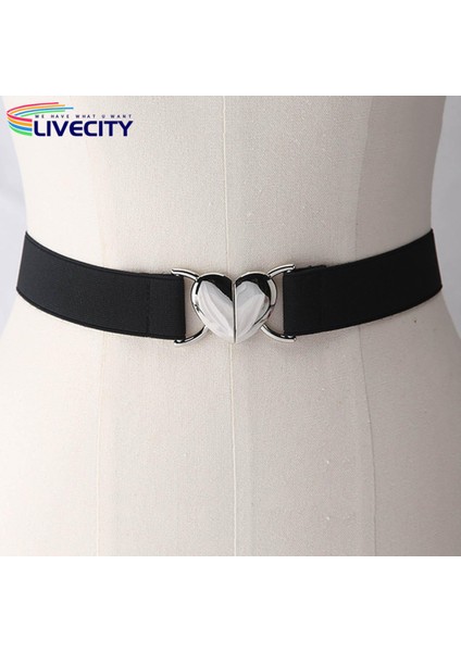 Bayan Kemer Geniş Kadın Aşk Tokası Esnek Kemer Kayışı (Yurt Dışından) indirimleri