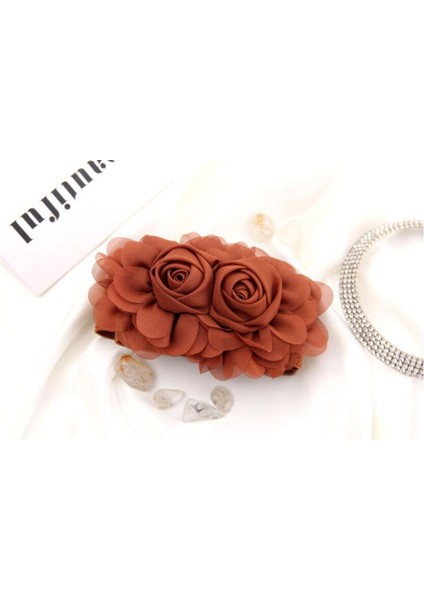 Moda Çocuk Bel Kemeri Kız Çift Gül Etek Elastik Prenses Şifon Bel Genişliği (Yurt Dışından) fiyatları