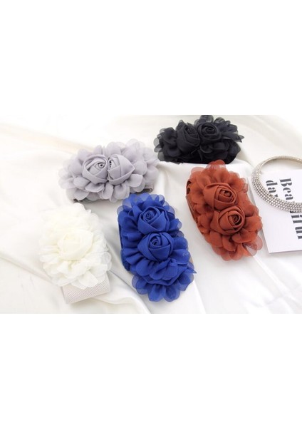 Moda Çocuk Bel Kemeri Kız Çift Gül Etek Elastik Prenses Şifon Bel Genişliği (Yurt Dışından) modelleri