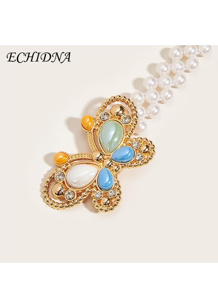 Echıdna Bayan Bel Kayışı Sahte Inci Taşınabilir Zarif Kadın Bel Kemeri (Yurt Dışından) modelleri