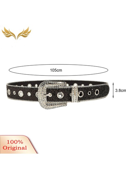 Süper Yapay Elmas Kemer Ayarlanabilir Glitter Yapay Elmas Payetler Bayan Kemer (Yurt Dışından) fiyatları