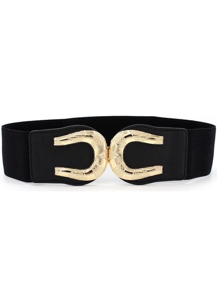 Moda Kadın Geniş Bel Elastik Streç Kemer Cinch Kemer Bayan Kemer Artı Boyutu Kızlar Kemer Bel Mühür Geniş Kemer Wom (Yurt Dışından) indirimleri