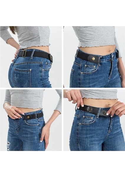 Kadınlar Için Kemerler Tokasız Bel Kot Pantolon Hiçbir Toka Streç Elastik Bel Kemeri Erkekler Için Görünmez Kemer Kemerler Kadınlar Için (Yurt Dışından) modelleri