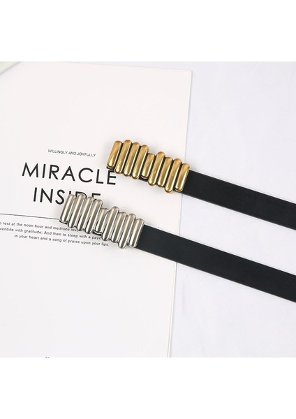 2022 Yeni Metal Tırtıl Şekli Tokalı Kemer Kadınlar Için Kişilik Slim Fit Aksesuarları Bel Serbestçe Ayarlamak (Yurt Dışından) modelleri