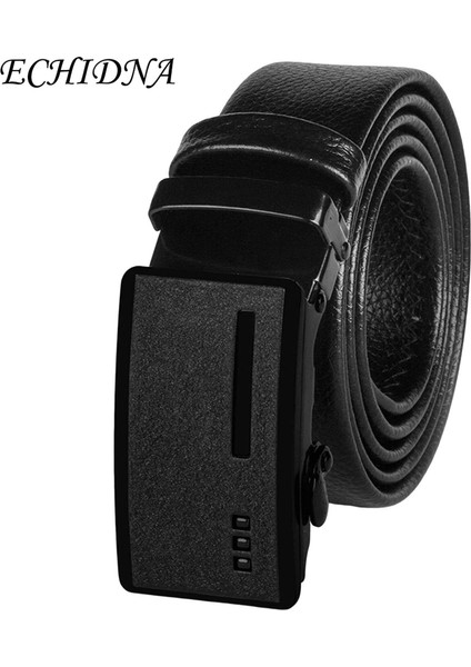Echıdna Erkek Kemeri Dikdörtgen Tokalı Kolay Ayarlı Resmi Bel Kemeri (Yurt Dışından) modelleri